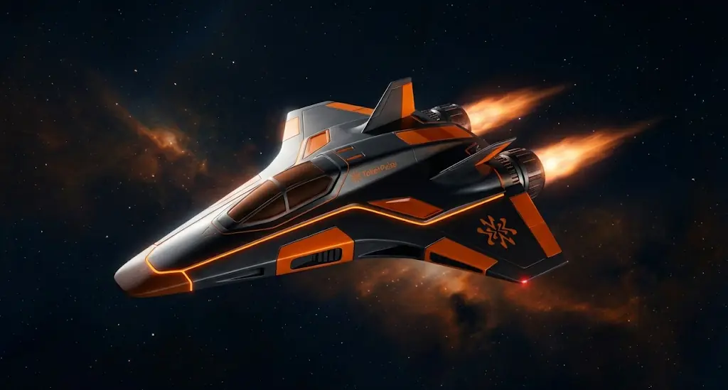 TokenPulse spaceship